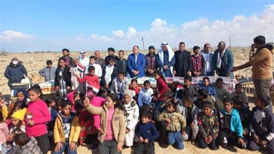 معرض وورش واكتشاف مواهب لاطفال قرية قاطية ببئر العبد بقافلة الثقافة للجميع