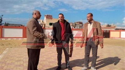 متابعة سير العمل بمدرسة الشهيد لطفي بسيوني بالسحماوي