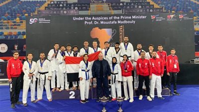 منتخب الباراتايكوندو يتوج بـ 17 ميدالية وكأسين ببطولة مصر الدولية الأولى