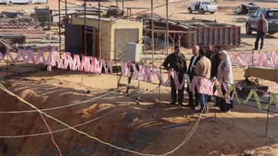 رئيس جهاز العاشر من رمضان يتفقد محطات رفع مياه الشرب والصرف