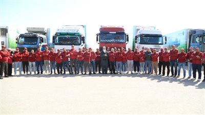 التحالف الوطني للعمل الأهلي ينظم اصطفاف لناقلات الخير بالمنيا 