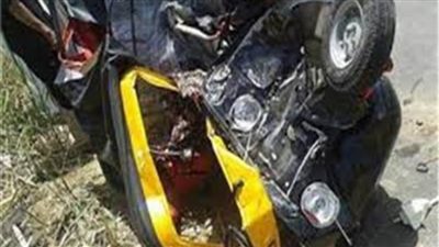 إصابة شخصين في حادث دراجة بتوكتوك في شبين القناطر