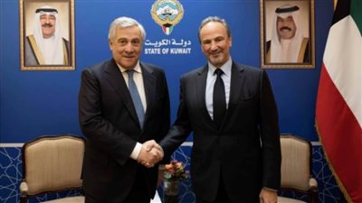وزير الخارجية الكويتي يبحث مع نظيره الإيطالي مجالات التعاون