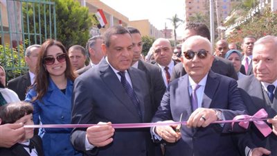 وزيرا التنمية المحلية والتعليم يفتتحان معرض منتجات المدارس الزراعية بالبحيرة