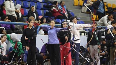 نتائج منافسات بطولة الجمهورية للقوس والسهم داخل الصالات