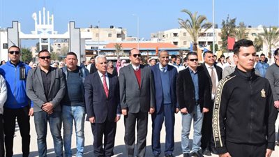 يوم رياضى لطلاب جامعة العريش تحت شعار 