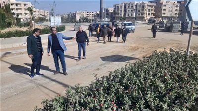 رئيس جهاز الشروق يتفقد أعمال التطوير ورفع كفاءة الطرق بالمدينة