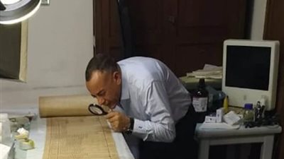 المتحف المصري بالتحرير يشهد عرض أول وأكبر بردية بالخط الهيراطيقي