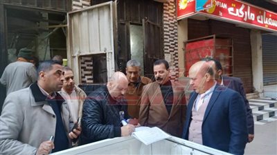 سكرتير مساعد كفر الشيخ يقود حملة وتحرير 32 محضرًا والإعداد لمعرض أهلا رمضان بقلين