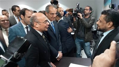 وزيرا العدل والاتصالات وتكنولوجيا المعلومات يفتتحان ثلاثة فروع توثيق مميزة وإتاحة العمل بها في الفترة المسائية 