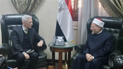 مفتي الجمهورية يستقبل سفير فرنسا بالقاهرة لبحث سبل تعزيز التعاون