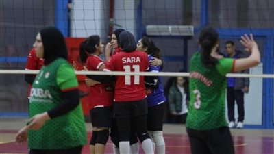 سيدات طائرة الأهلي يتغلبن على سبورتنج في الدوري