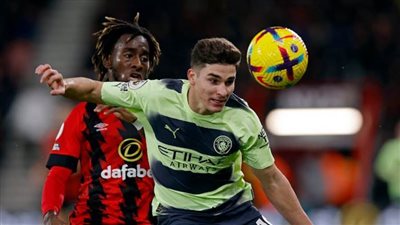 مانشستر سيتي يفوز على بورنموث 1/4 ويستكمل ملاحقة أرسنال في البريميرليج