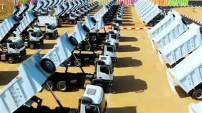بالفيديو.. شاهد اصطفاف المعدات المشاركة في تنفيذ خطة إعمار سيناء 