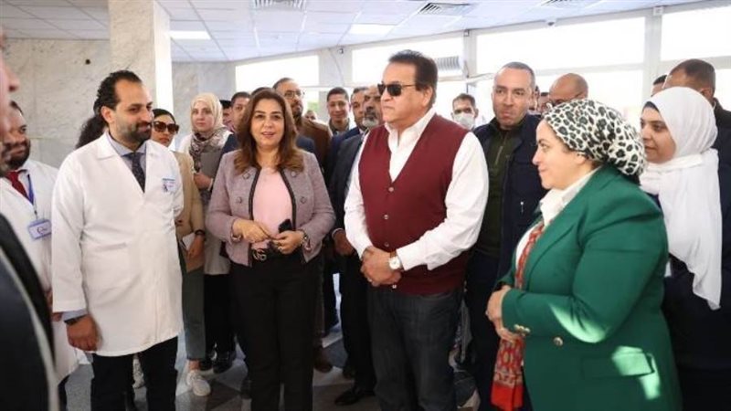 وزير الصحة بمستشفى