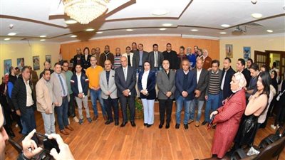 خالد ميري يواصل جولاته الانتخابية بزيارة مؤسسة روزاليوسف