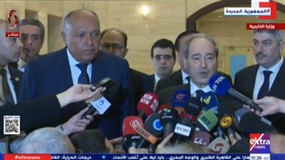 وزير خارجية سوريا: مصر لعبت دورا كبيرا في مساعدتنا على مواجهة كارثة الزلزال