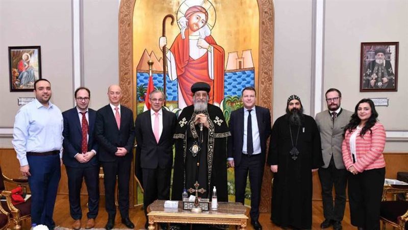 البابا تواضروس لوفد