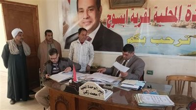 لجنة شئون القرى بالفشن تواصل متابعة الموقف الخدمي في القطاعات نطاق المركز