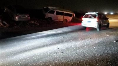 الدفع بـ11 سيارة إسعاف لموقع حادث مصرع وإصابة 16 شخصًا 