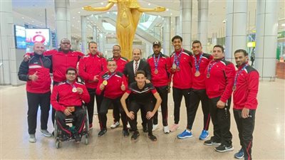 وصول البعثه البارالمبية من الإمارات بعد حصاد 10 ميداليات