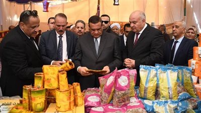 وزير التنمية المحلية ومحافظ قنا يفتتحان معارض 