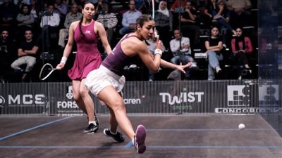 جوهر تصطدم بجين بيرى والشوريجى يواجه فرج فى بطولة بلاك بول للإسكواش 