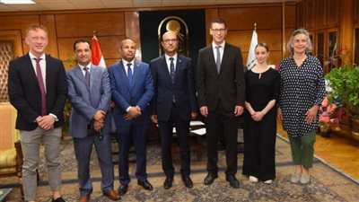 وفد من جامعة زيورخ السويسرية يزور جامعة أسيوط للمشاركة فى ورشة عمل