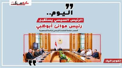 اليوم الرئيس السيسي يستقبل رئيس موانئ أبوظبي