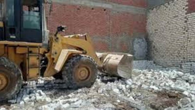 ازالة التعديات ببنى