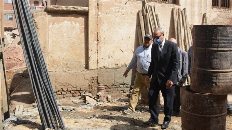 محافظ القليوبية يتفقد