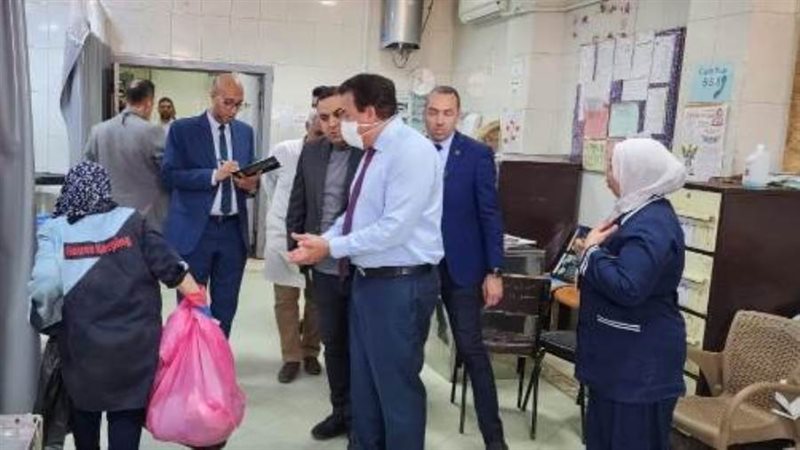 وزير الصحة بمستشفى