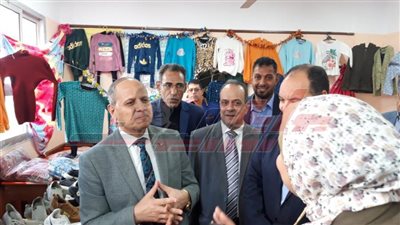 إطلاق مبادرة شتاء دافئ بمعرضين بمدرستين بفوه في كفر الشيخ
