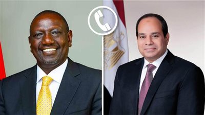الرئيس السيسي يبحث مع نظيره الكيني جهود صون السلم والأمن وتعزيز الاستقرار في القارة الإفريقية