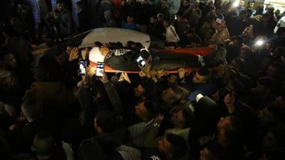  مسيرة حاشدة للتنديد بمجزرة الاحتلال في 