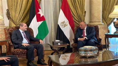 شكري ونظيره الأردني يبحثان العلاقات الثنائية والقضايا الإقليمية محل الاهتمام المشترك
