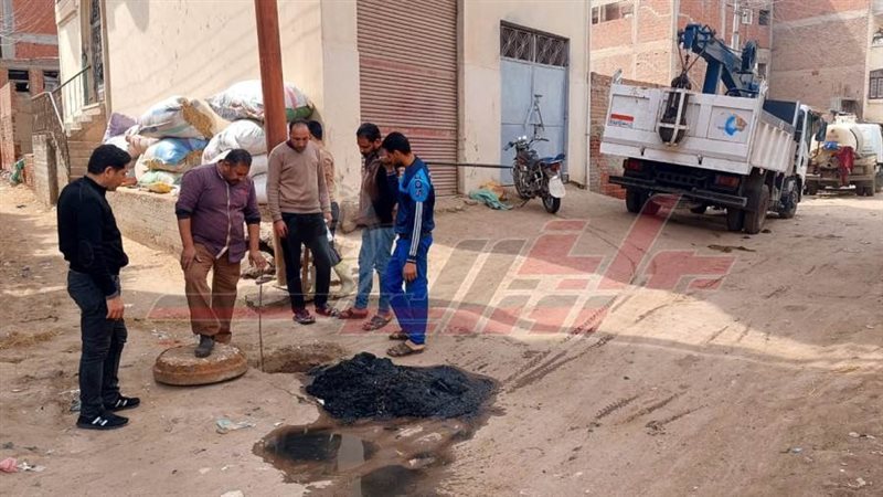 تطهير خطوط الصرف