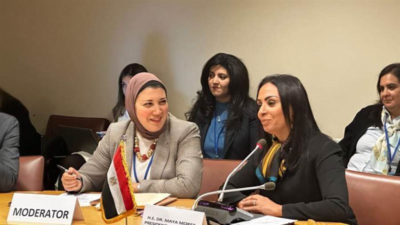 مايا مرسى ضمن الفعالية