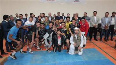 محافظ بني سويف يشهد ختام منافسات الدوري الرياضي لاتحاد مراكز شباب مصر