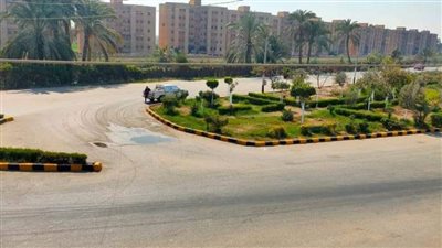 استمرار حملات النظافة والدهانات والتجميل وزراعة أشجار بمطاي بالمنيا