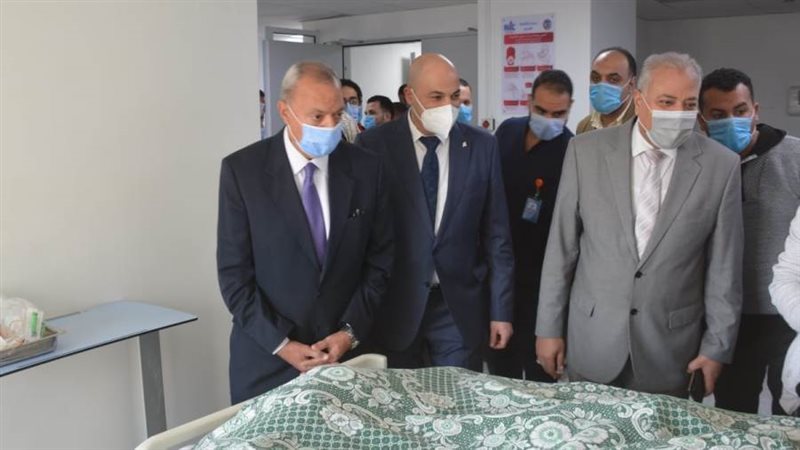 تفقد حالة المصابين