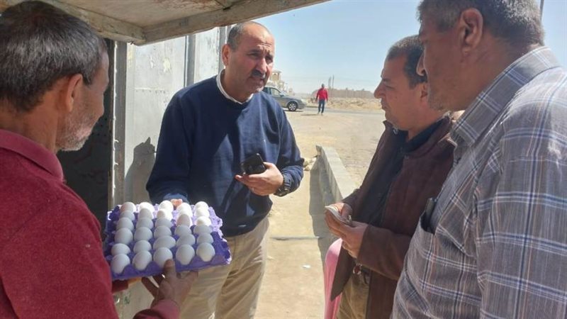 منافذ بيع البيض ببنى