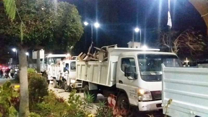 رفع الاشغالات ببنى