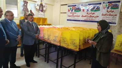 تدشين مبادرة مدرسة داعمة للخير بدير مواس تزامنًا مع حلول شهر رمضان 