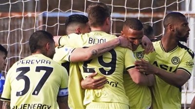 أودينيزي يفوز على إمبولي بهدف نظيف في الدوري الإيطالي