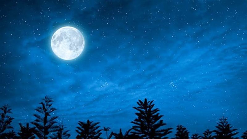 القمر يعانق قلب العقرب