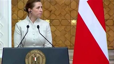 رئيسة وزراء الدنمارك تؤكد للرئيس السيسي دور مصر الرائد فى المنطقة