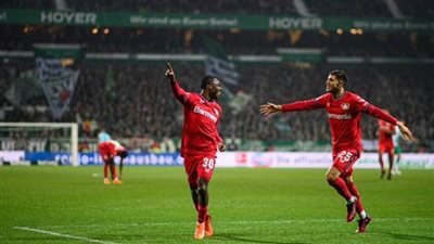 باير ليفركوزن يفوز على فيردر بريمن 3ـ2 في الدوري الألماني