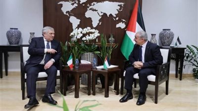 أشتية يدعو إيطاليا لأخذ زمام المُبادرة والاعتراف بدولة فلسطين