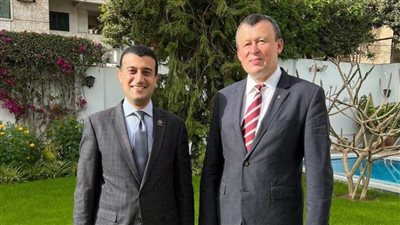 عضو تنسيقية شباب الأحزاب يلتقي السفير الأوكراني بالقاهرة